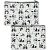 CREATCABIN Neceser de Maquillaje Panda Neceser de Viaje con Cremallera Estuche Multiusos Estilo Boho Organizador de Artículos de Aseo Bolsa de Almacenamiento para Mujeres Hermanas Amigas Mamás 25x18cm
